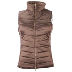 Bodywarmer Equestrian Stockholm Champagne Middenbruin