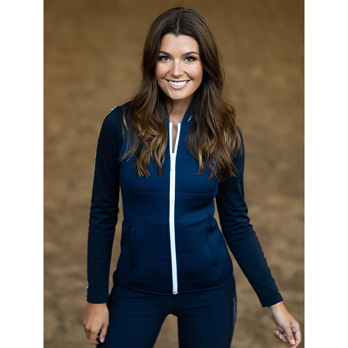 Bodywarmer Equestrian Stockholm Modern Tech Navy Donkerblauw - Afbeelding 6