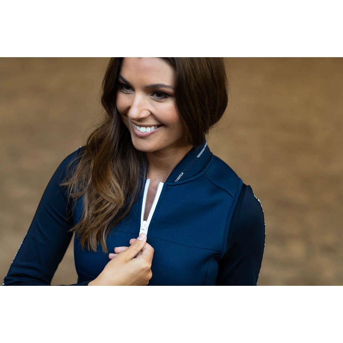 Bodywarmer Equestrian Stockholm Modern Tech Navy Donkerblauw - Afbeelding 9