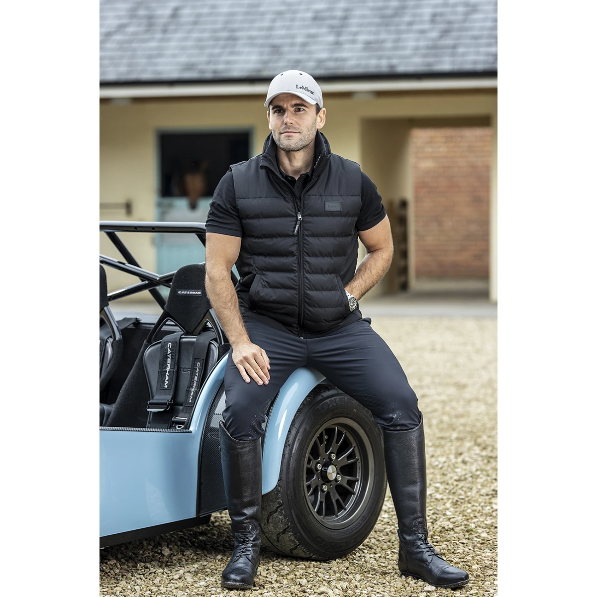 Bodywarmer LeMieux Elite Men Zwart - Afbeelding 5