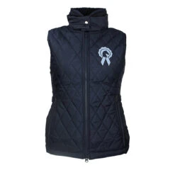 Bodywarmer Paardenpraat By EJ Eve Donkerblauw