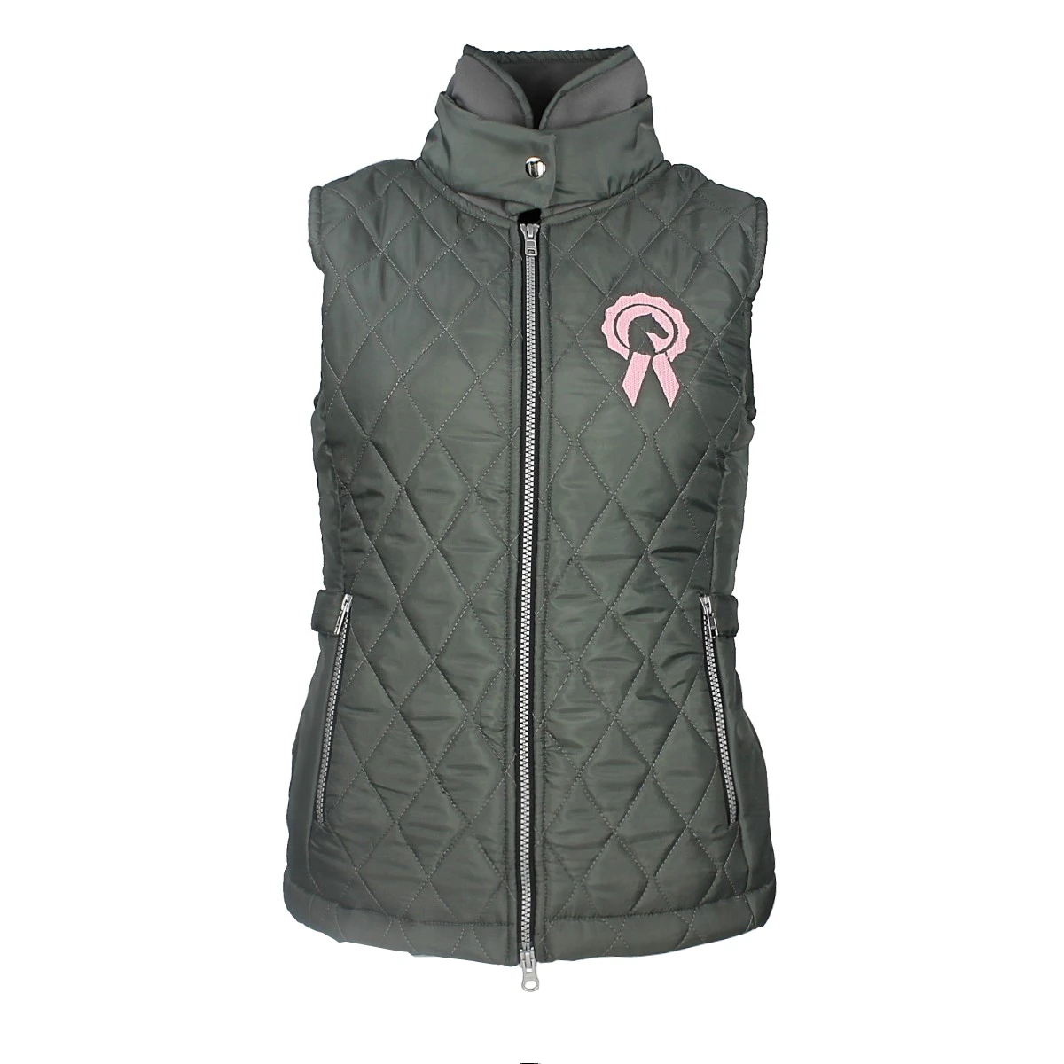 Bodywarmer Paardenpraat By EJ Eve Grijs