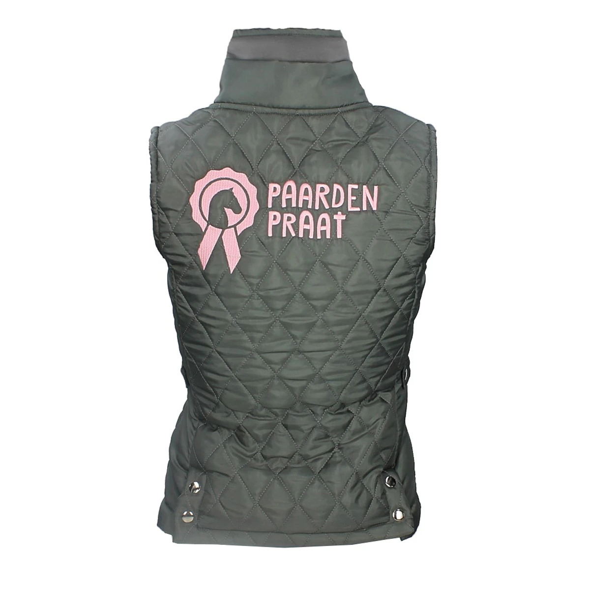 Bodywarmer Paardenpraat By EJ Eve Grijs - Afbeelding 2