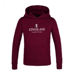 Hoodie Kingsland Classic Kids Donkerrood