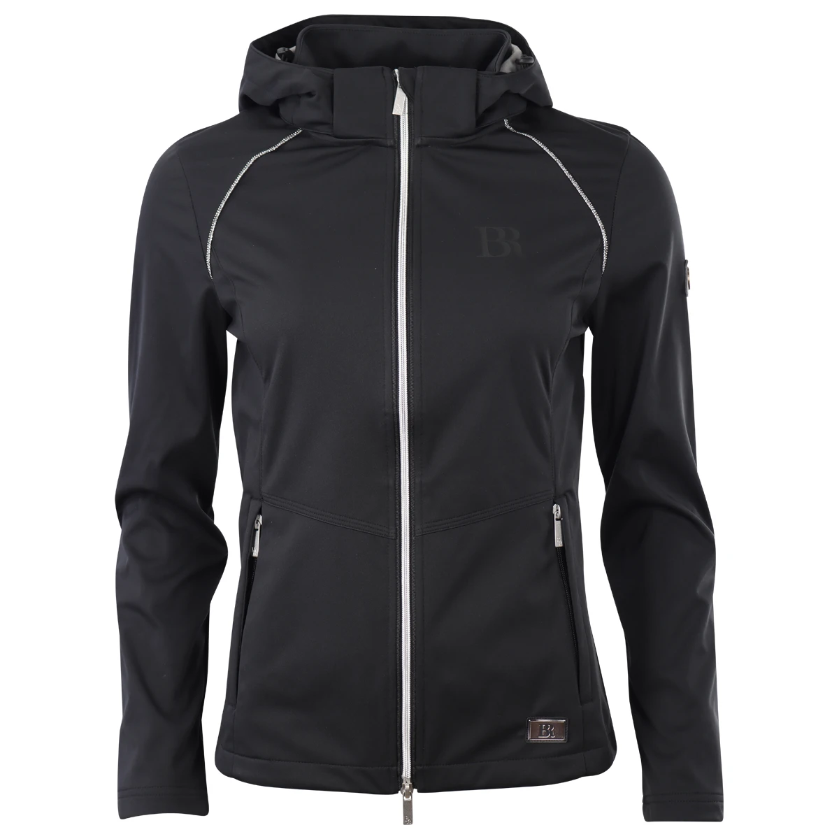 Jas BR Chiara Softshell Donkergrijs