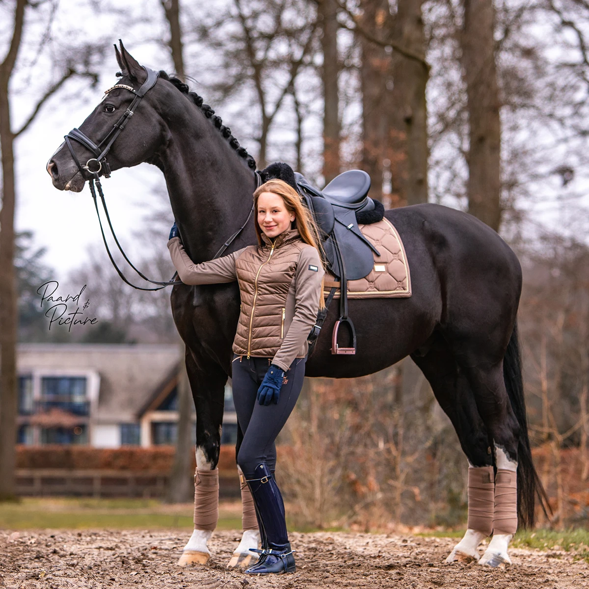Jas Equestrian Stockholm Active Champagne Middenbruin - Afbeelding 9
