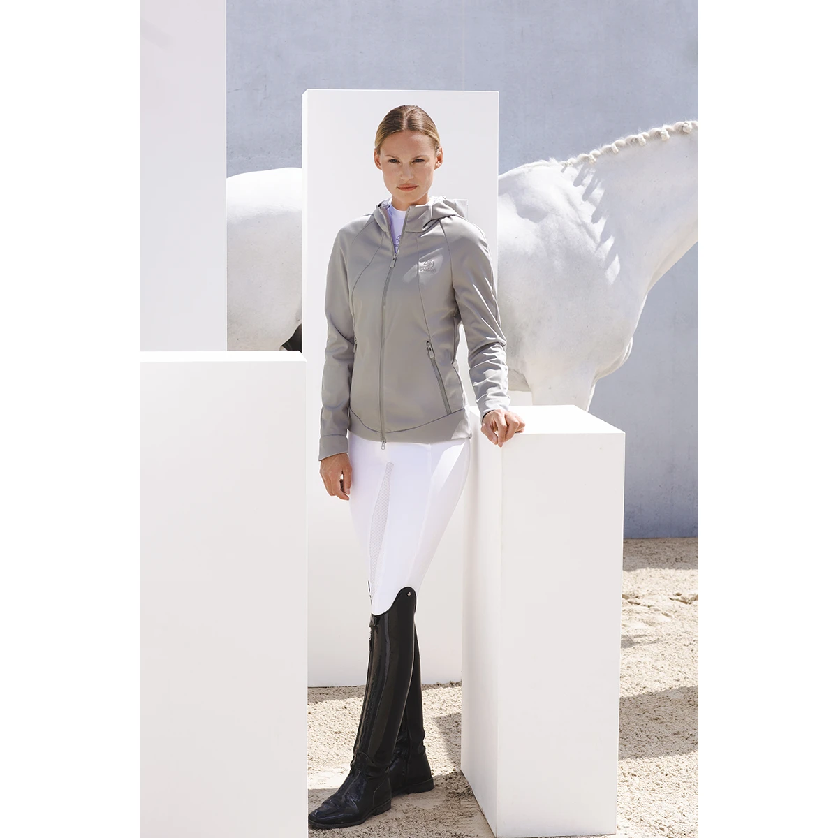 Jas Pikeur Tizia Lichtgrijs - Afbeelding 4