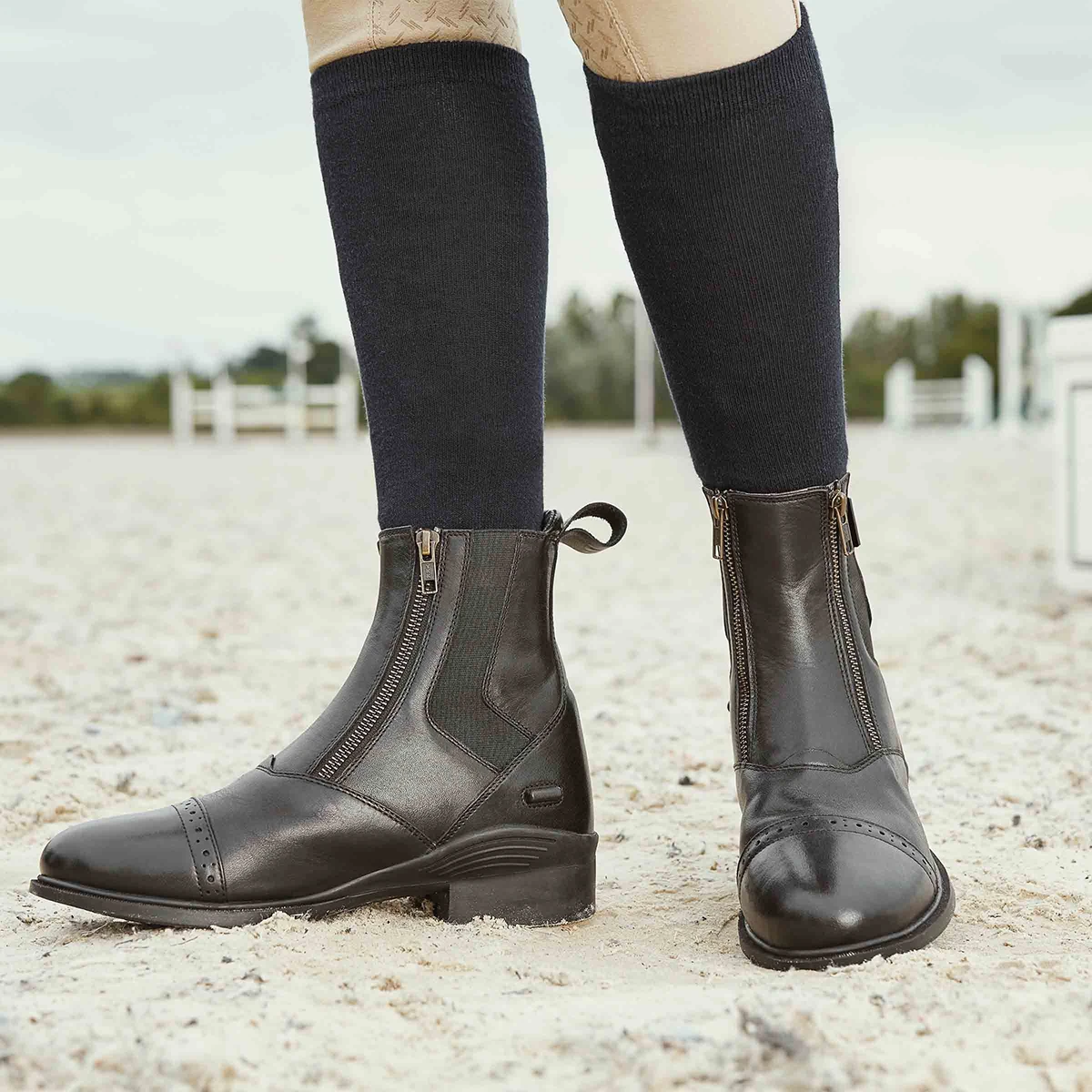 Jodhpurs Dublin Evolution Double Zip Zwart - Afbeelding 8