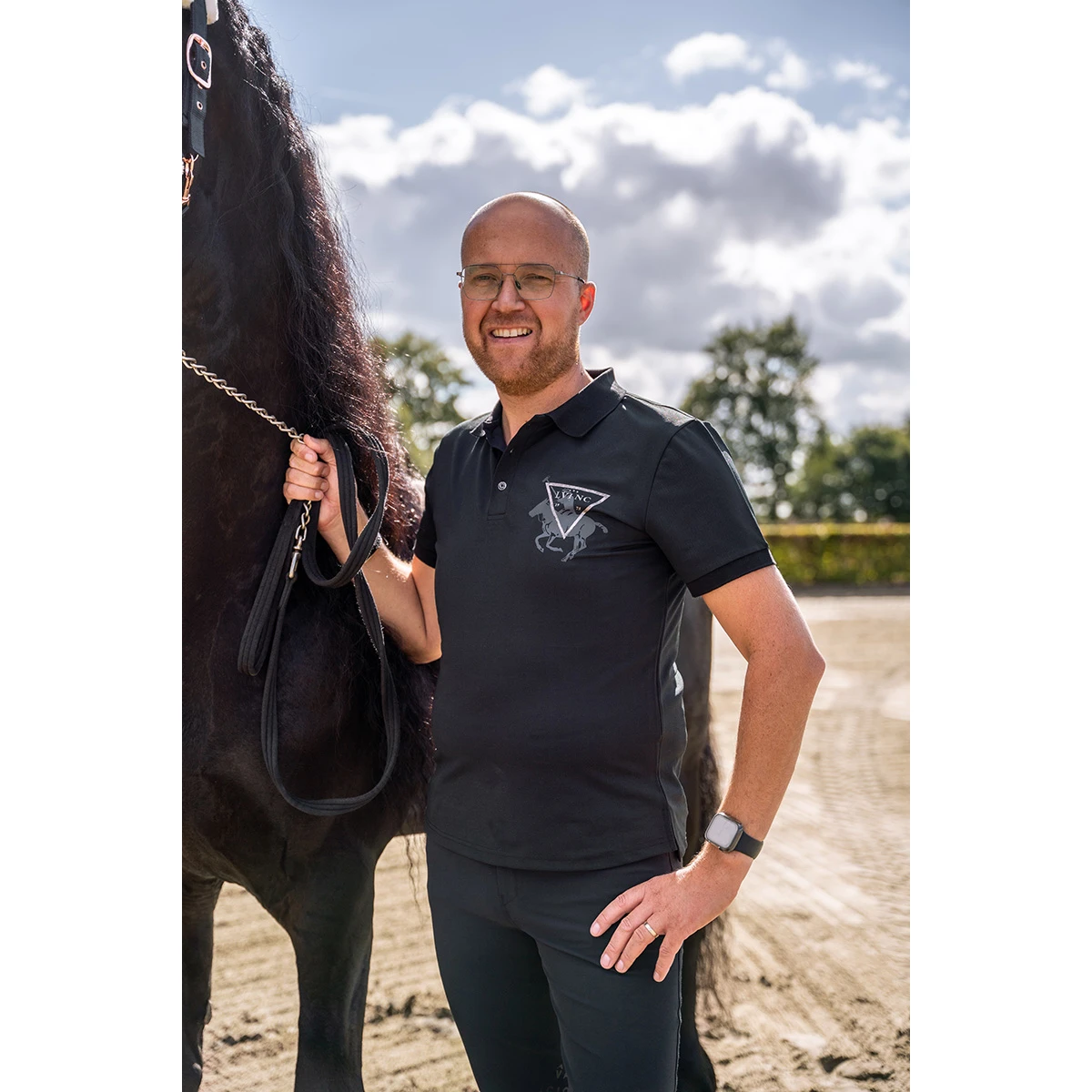 Polo La Valencio LVQuazar Men Zwart - Afbeelding 5