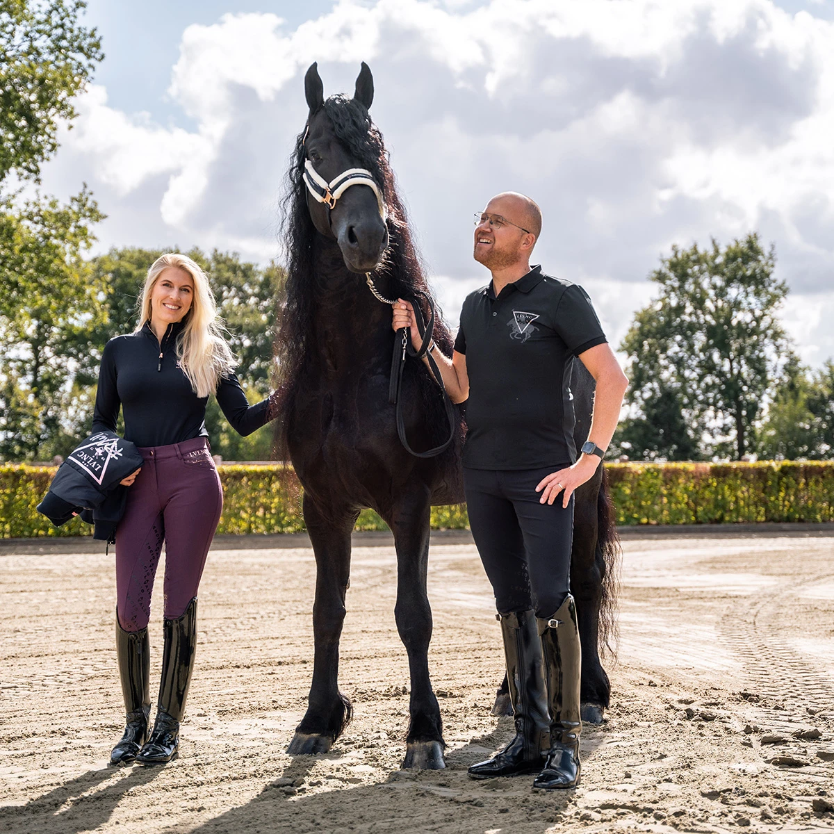 Polo La Valencio LVQuazar Men Zwart - Afbeelding 6