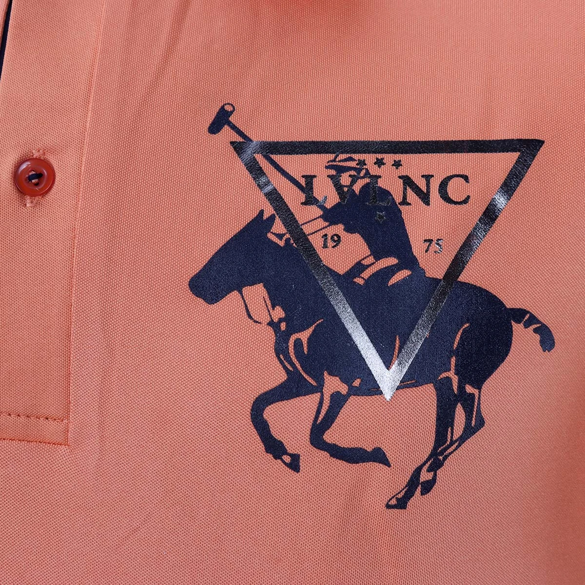 Polo La Valencio LVRichard Men Oranje - Afbeelding 3