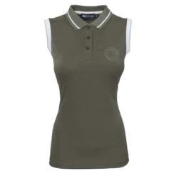 Polo PK Treffer Mouwloos Donkergroen