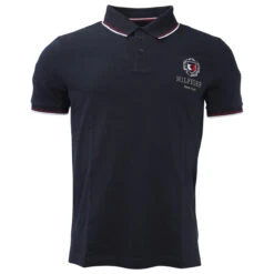 Polo Tommy Hilfiger College Men Donkerblauw