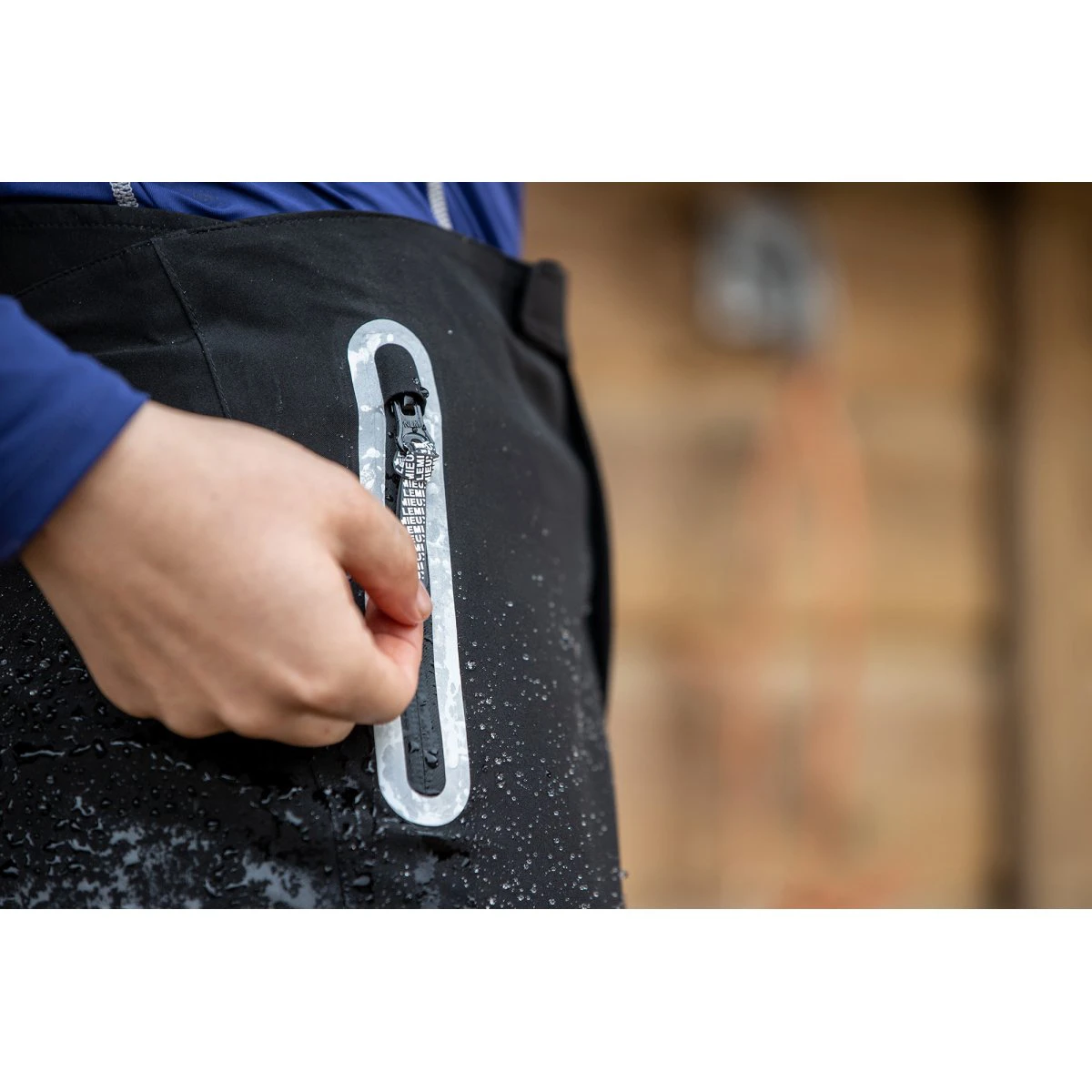 Regenbroek LeMieux DryTex Stormwear Full Grip Zwart - Afbeelding 3