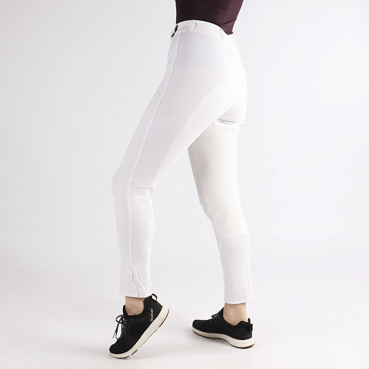 Rijbroek Epplejeck Acca Leer Wit - Afbeelding 3