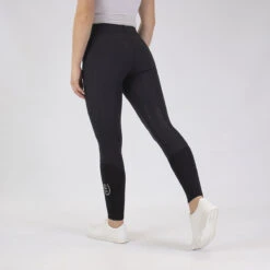 Rijbroek Equestrian Stockholm Deep Olivine Knie Grip Zwart