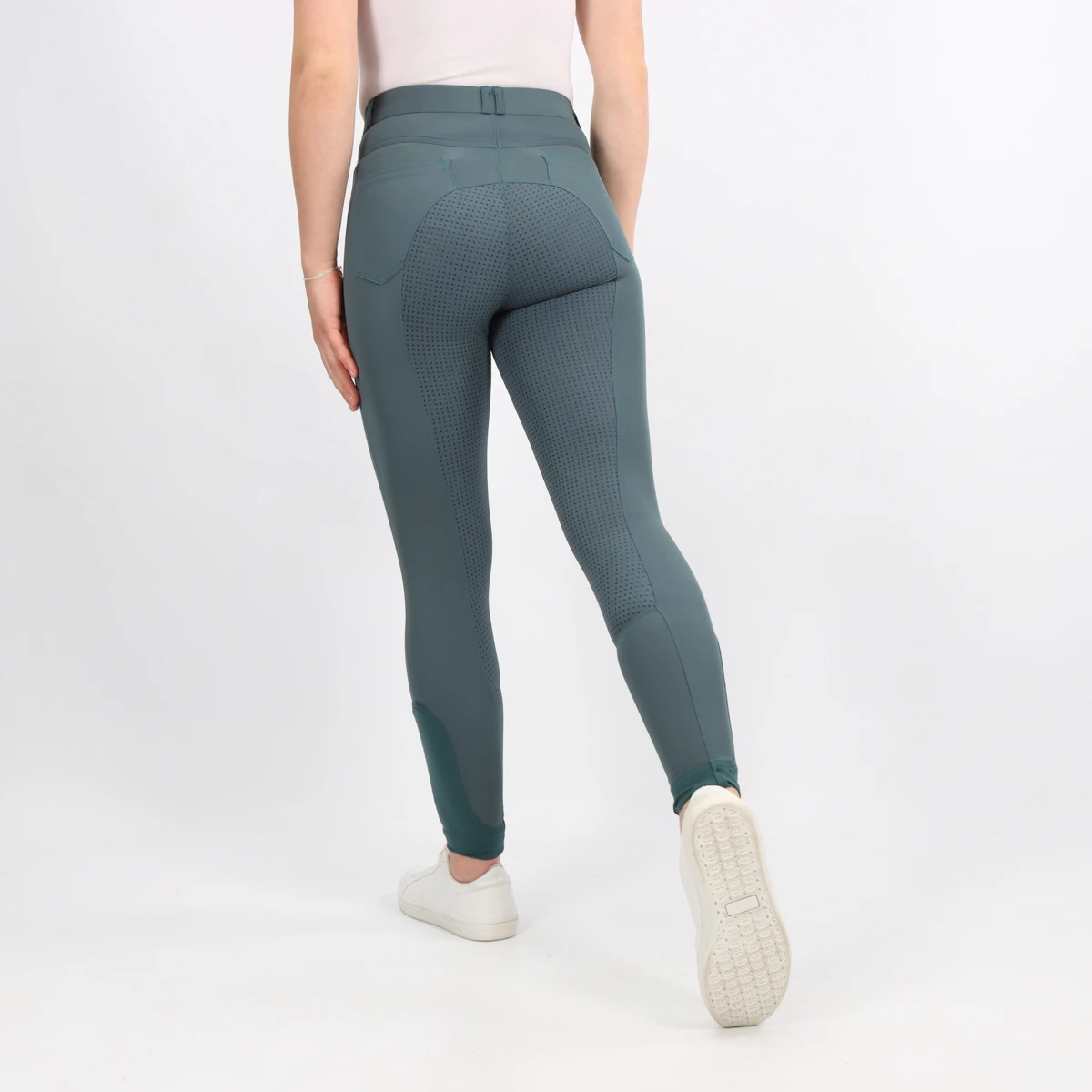 Rijbroek Harry's Horse Redwood Full Grip Lichtblauw