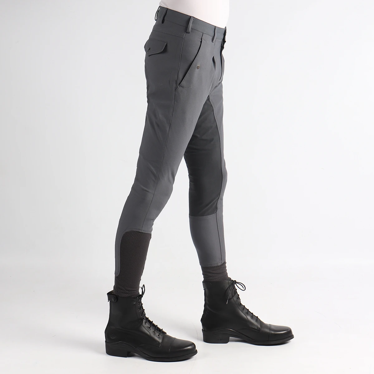 Rijbroek Horka Jasper Full Seat Men Donkergrijs - Afbeelding 3