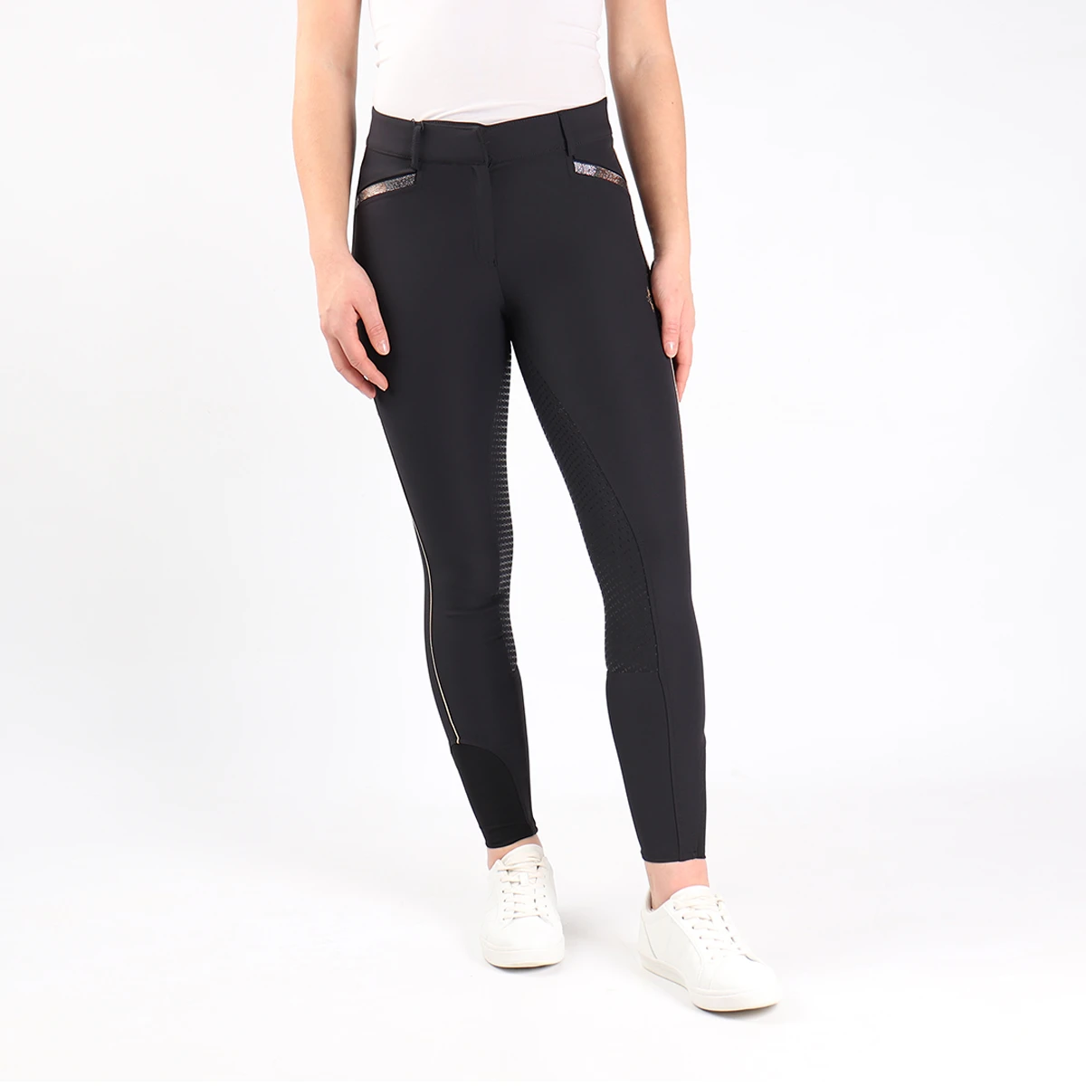 Rijbroek HV POLO HVPCecile Full Grip Zwart - Afbeelding 2