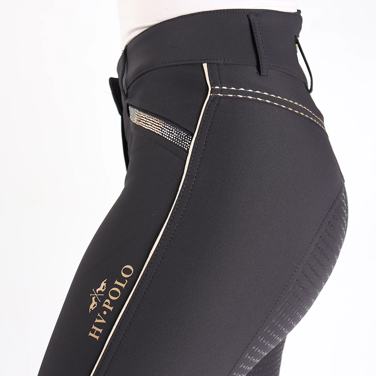 Rijbroek HV POLO HVPCecile Full Grip Zwart - Afbeelding 4
