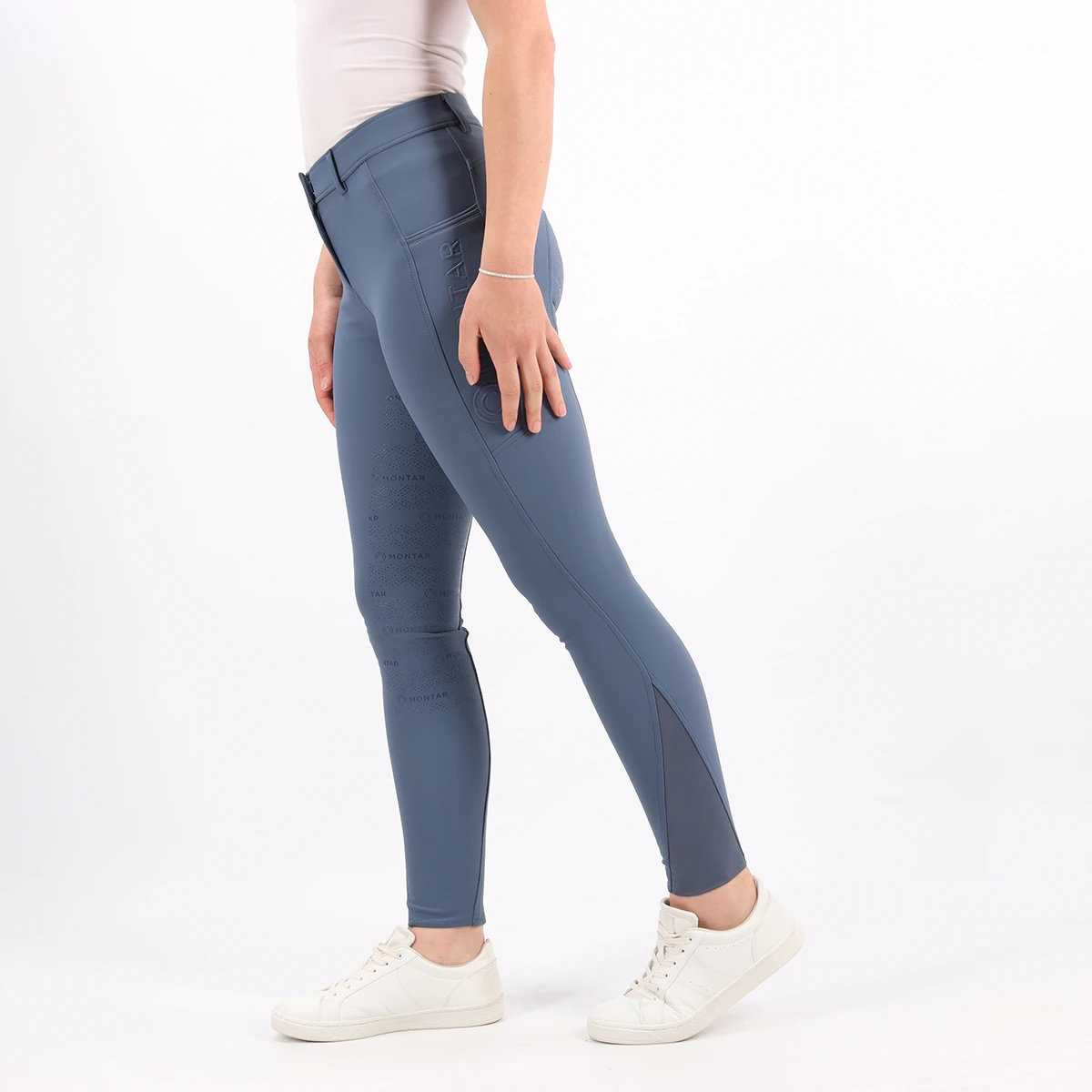 Rijbroek Montar Angela Full Grip Blauw - Afbeelding 2