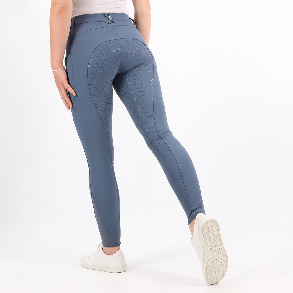 Rijbroek Montar Angela Full Grip Blauw - Afbeelding 3