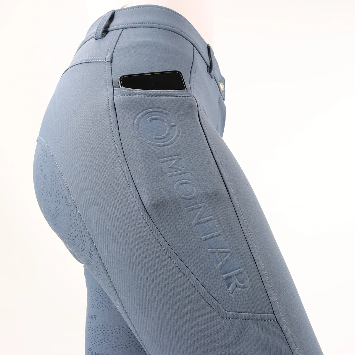 Rijbroek Montar Angela Full Grip Blauw - Afbeelding 4