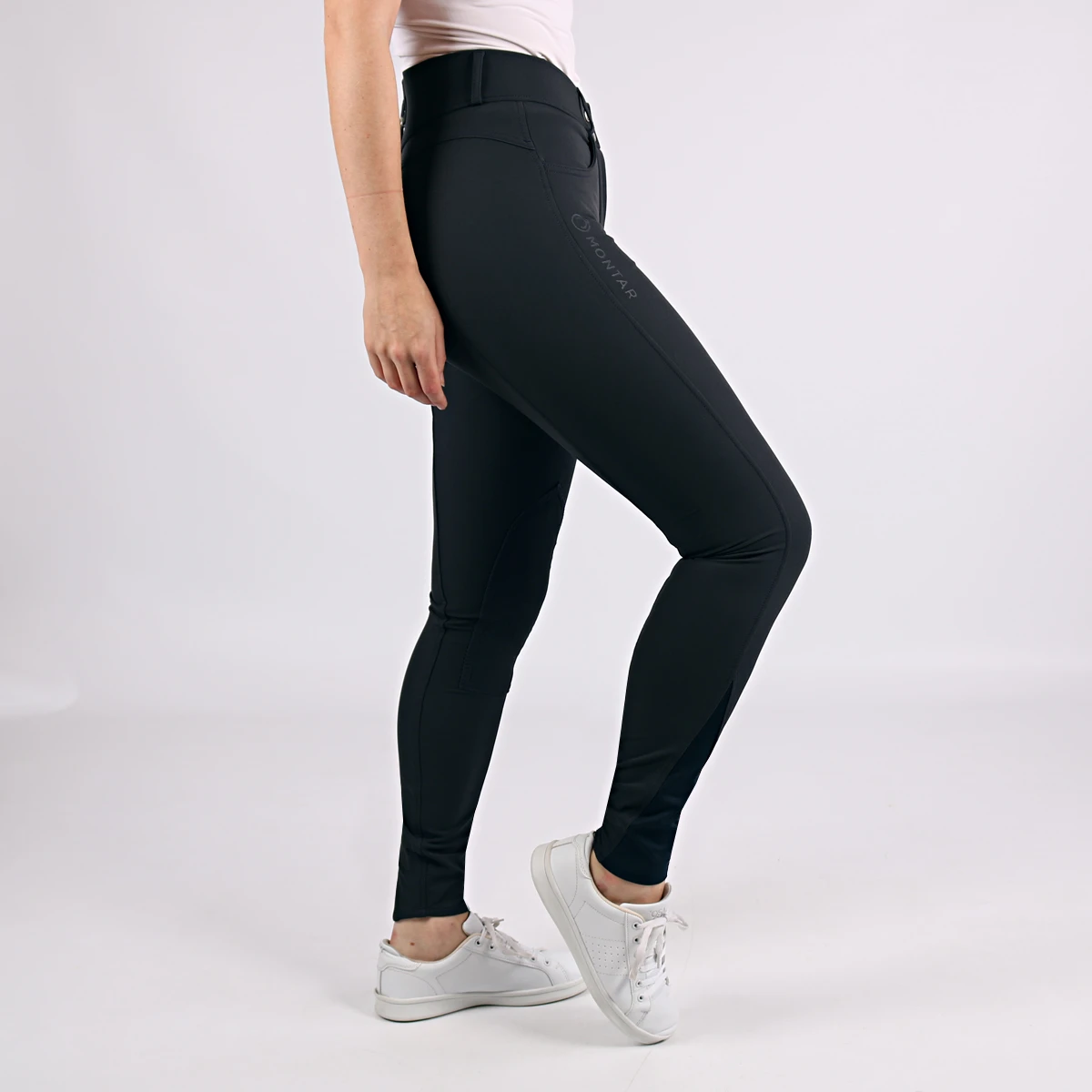 Rijbroek Montar Highwaist 2.0 Knie Grip Donkerblauw - Afbeelding 3