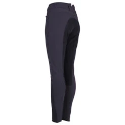 Rijbroek Montar Highwaist Leer Donkerblauw