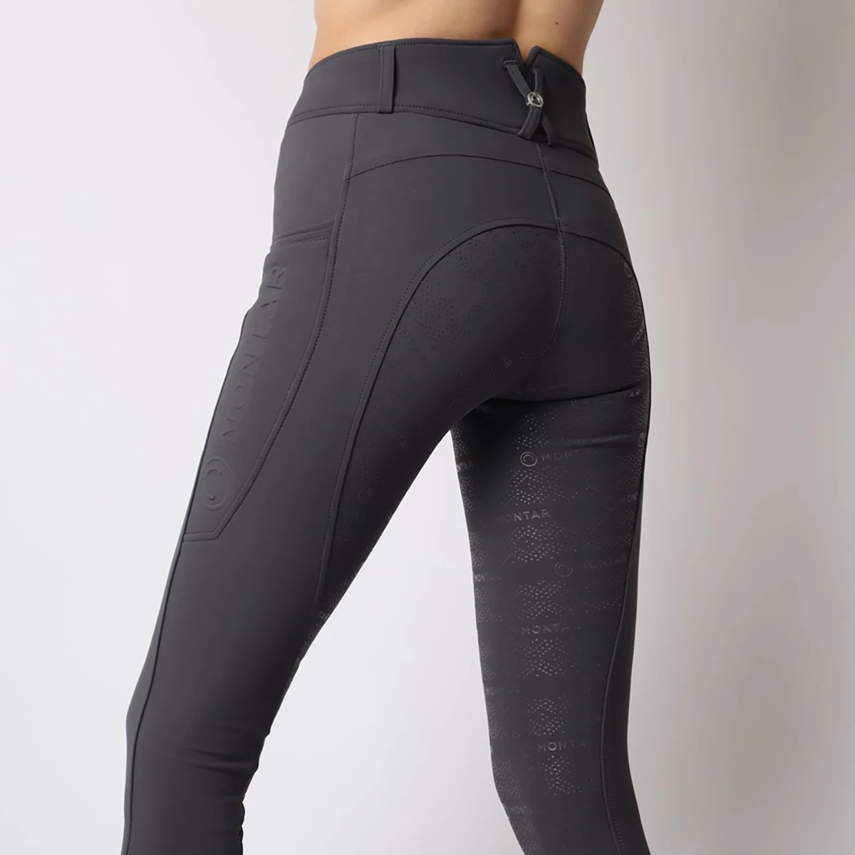 Rijbroek Montar Nola Yati Full Grip Grijs - Afbeelding 3