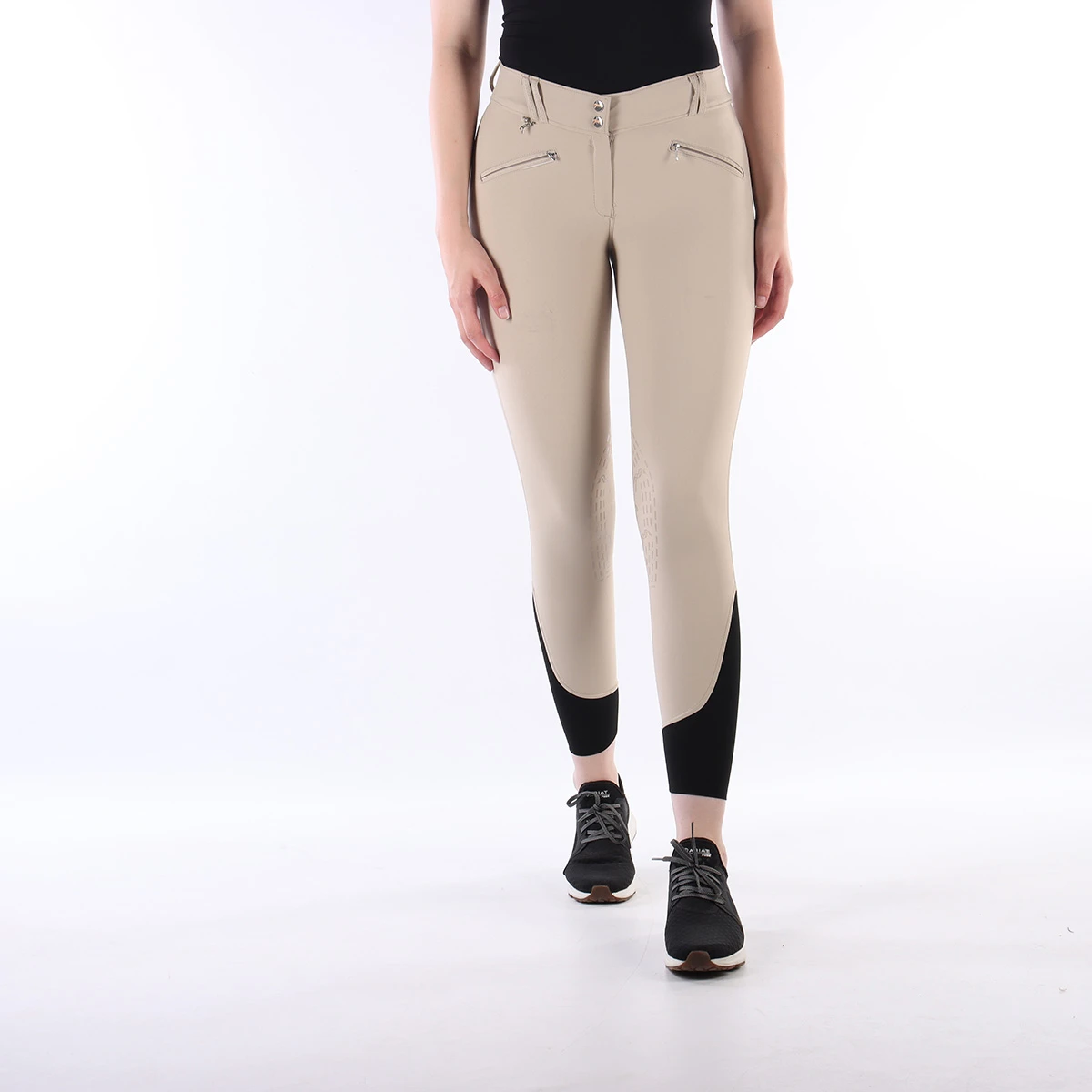 PÉNÉLOPE Rijbroek Pénélope Rocky Knie Grip Lichtbruin