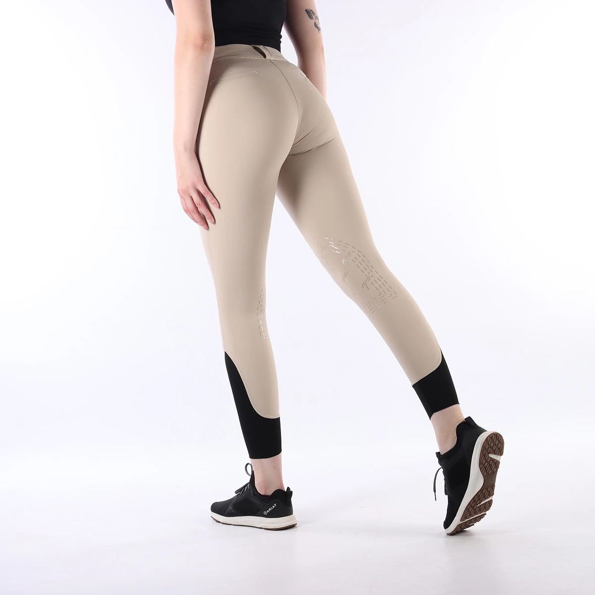 PÉNÉLOPE Rijbroek Pénélope Rocky Knie Grip Lichtbruin - Afbeelding 2