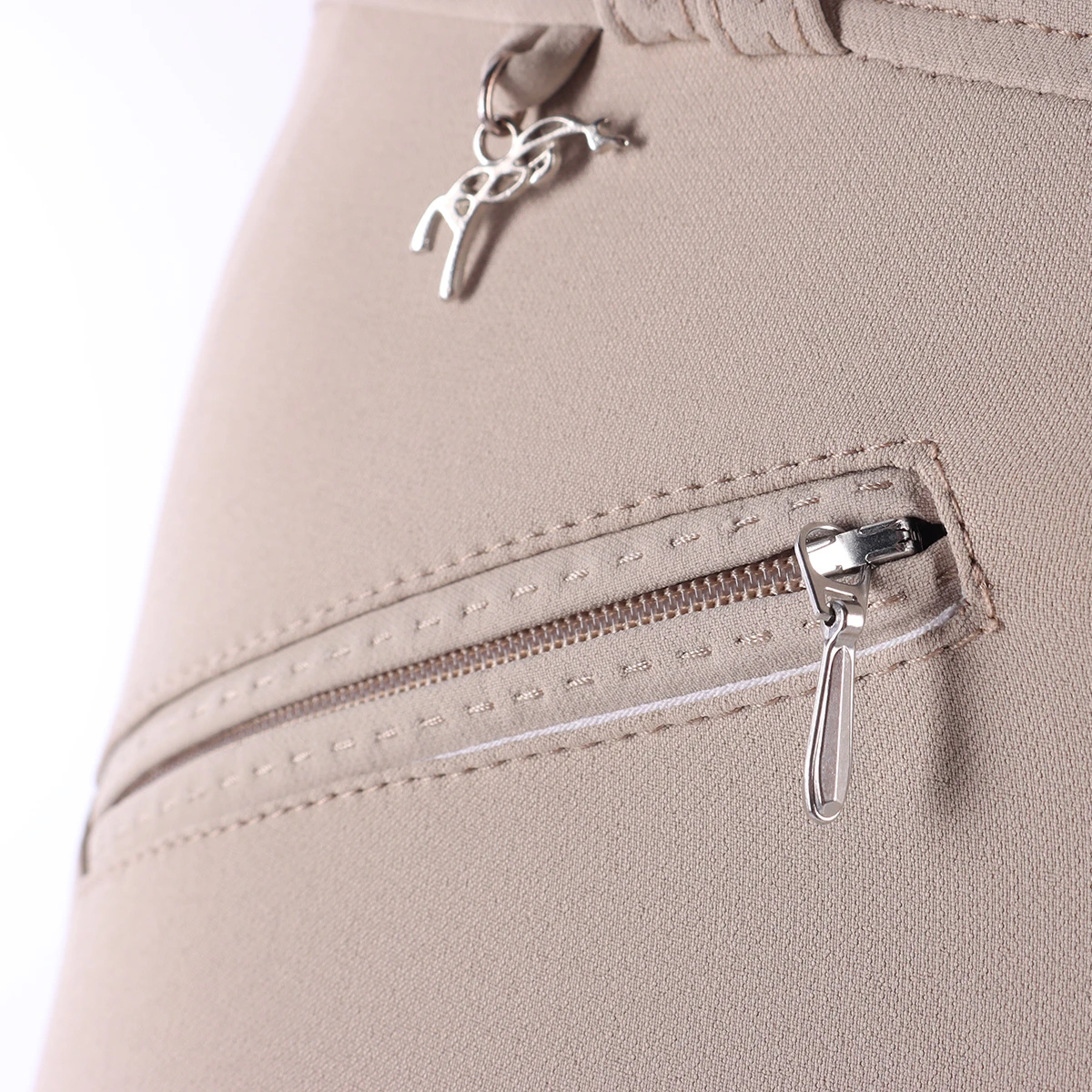 PÉNÉLOPE Rijbroek Pénélope Rocky Knie Grip Lichtbruin - Afbeelding 5