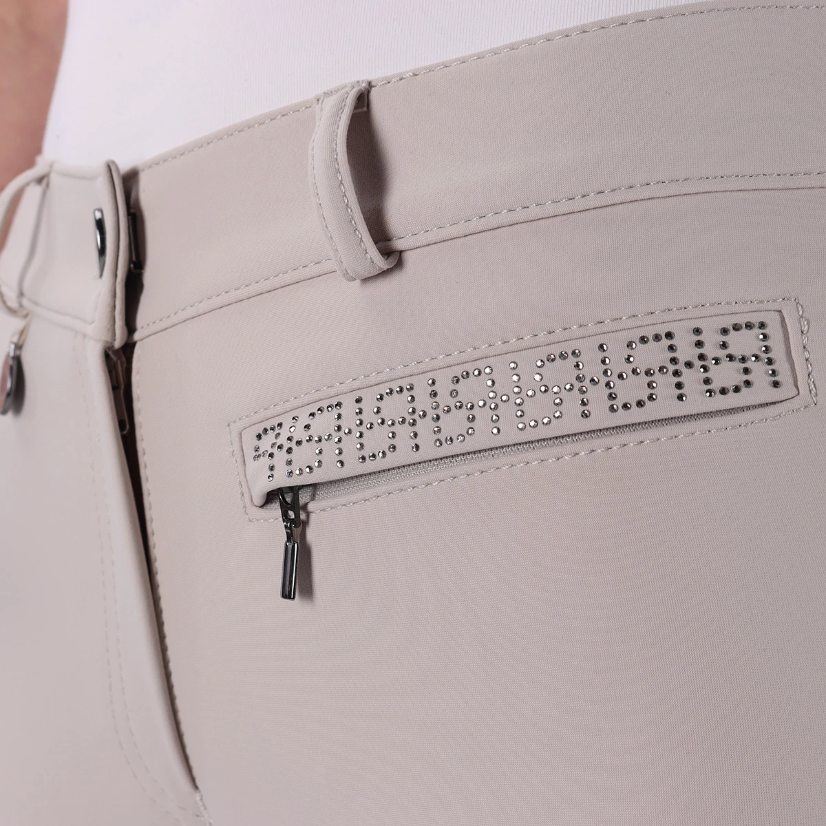 Rijbroek Pikeur Vally Full Grip Lichtbruin - Afbeelding 5