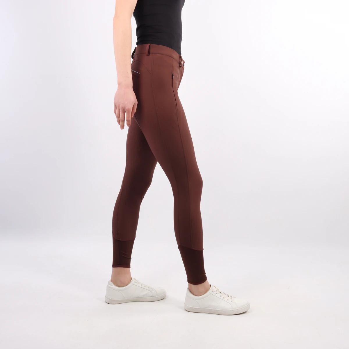 Rijbroek Quur QNoxx Full Grip Donkerbruin - Afbeelding 3