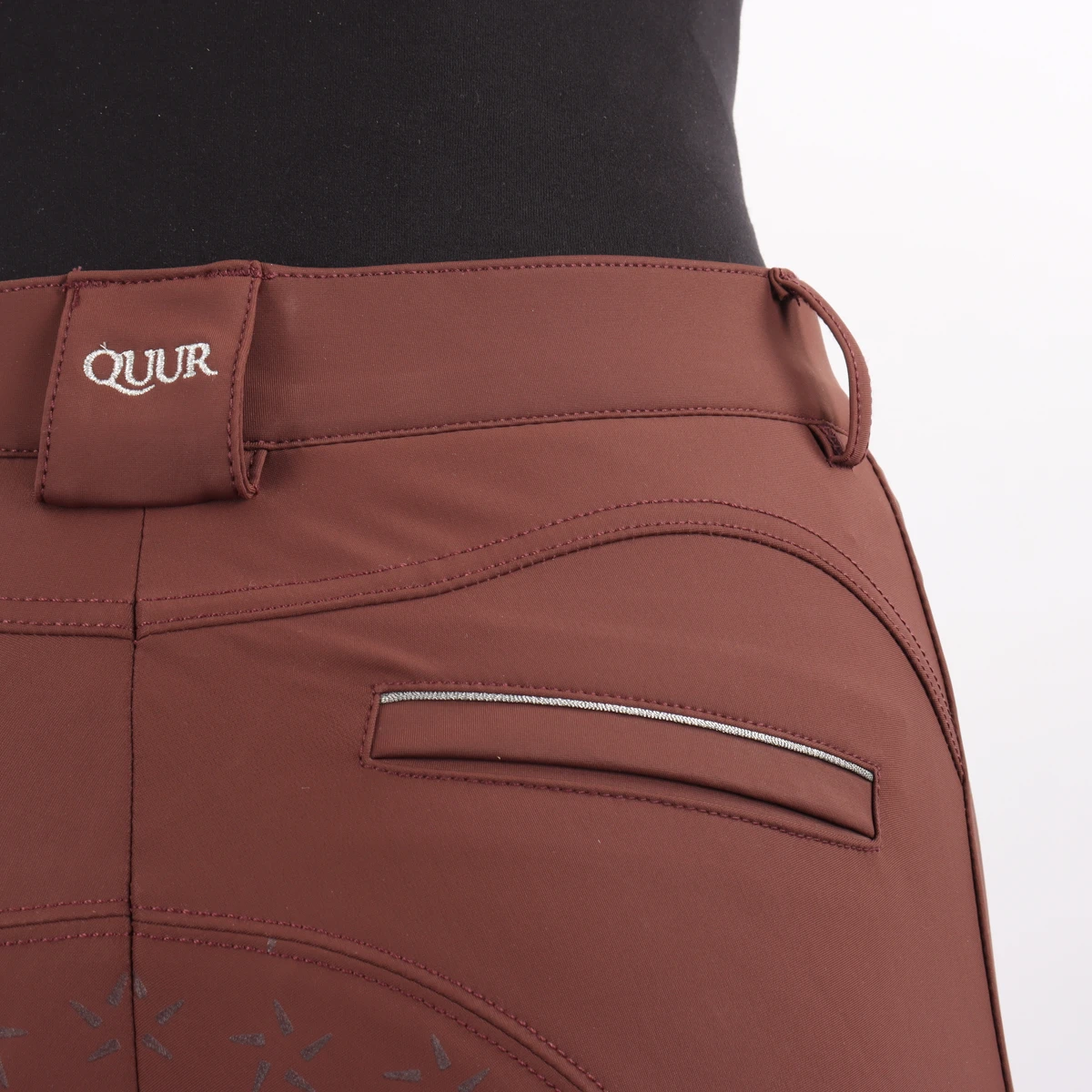 Rijbroek Quur QNoxx Full Grip Donkerbruin - Afbeelding 4