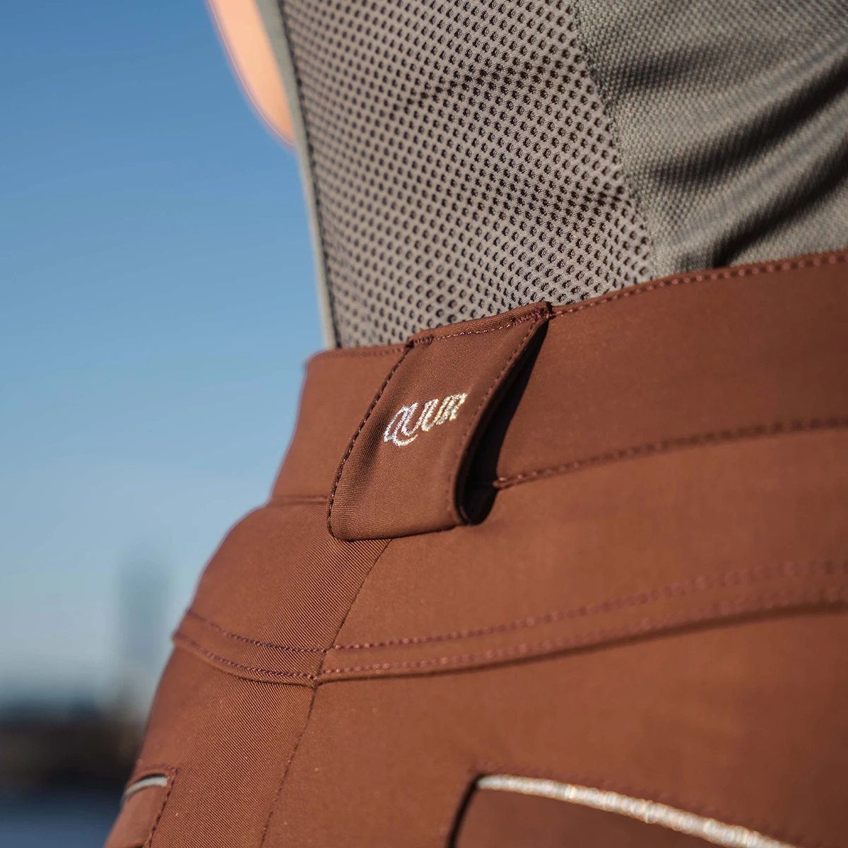 Rijbroek Quur QNoxx Full Grip Donkerbruin - Afbeelding 8