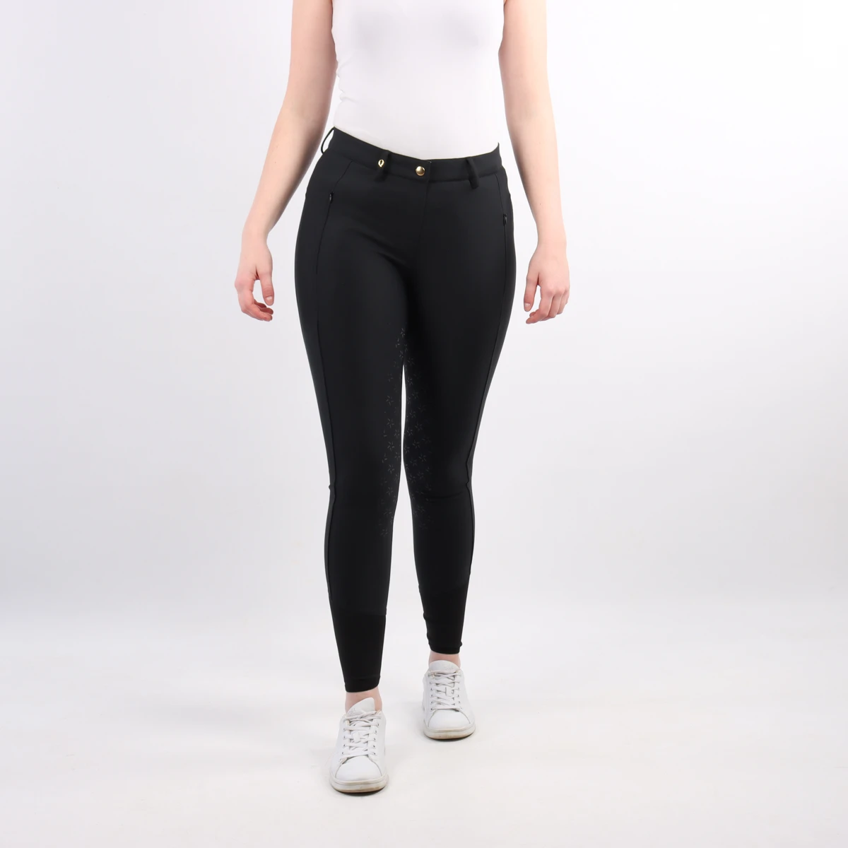 Rijbroek Quur QNoxx Full Grip Zwart - Afbeelding 2