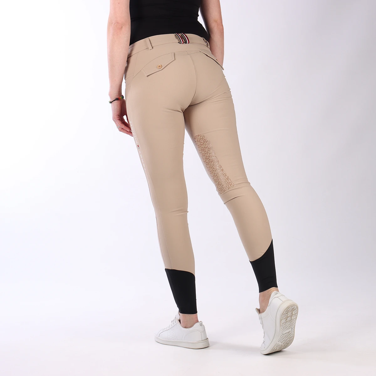 Rijbroek Tommy Hilfiger Classic Knie Grip Lichtbruin - Afbeelding 3