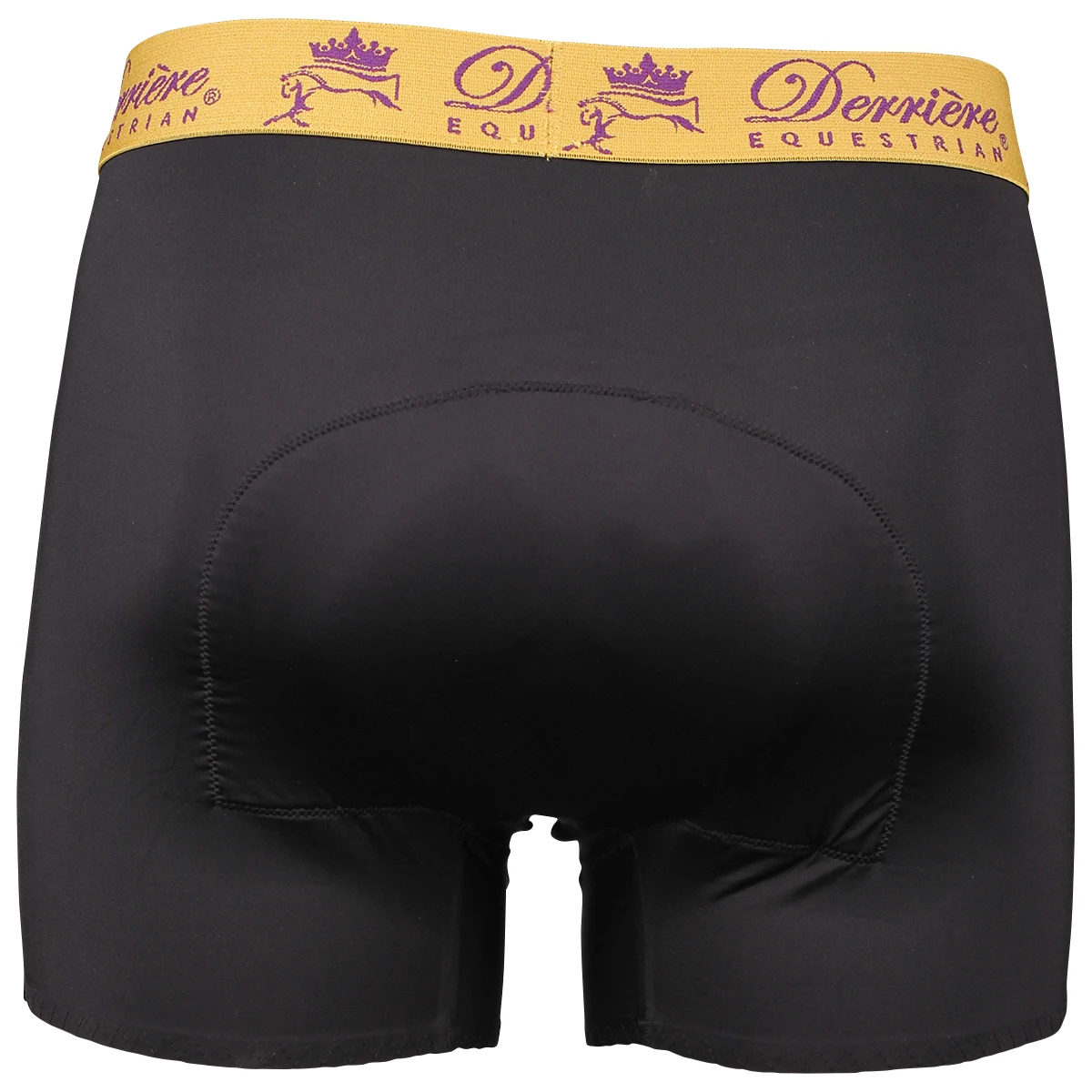 Shorty Derriere Equestrian Padded Male Zwart - Afbeelding 2