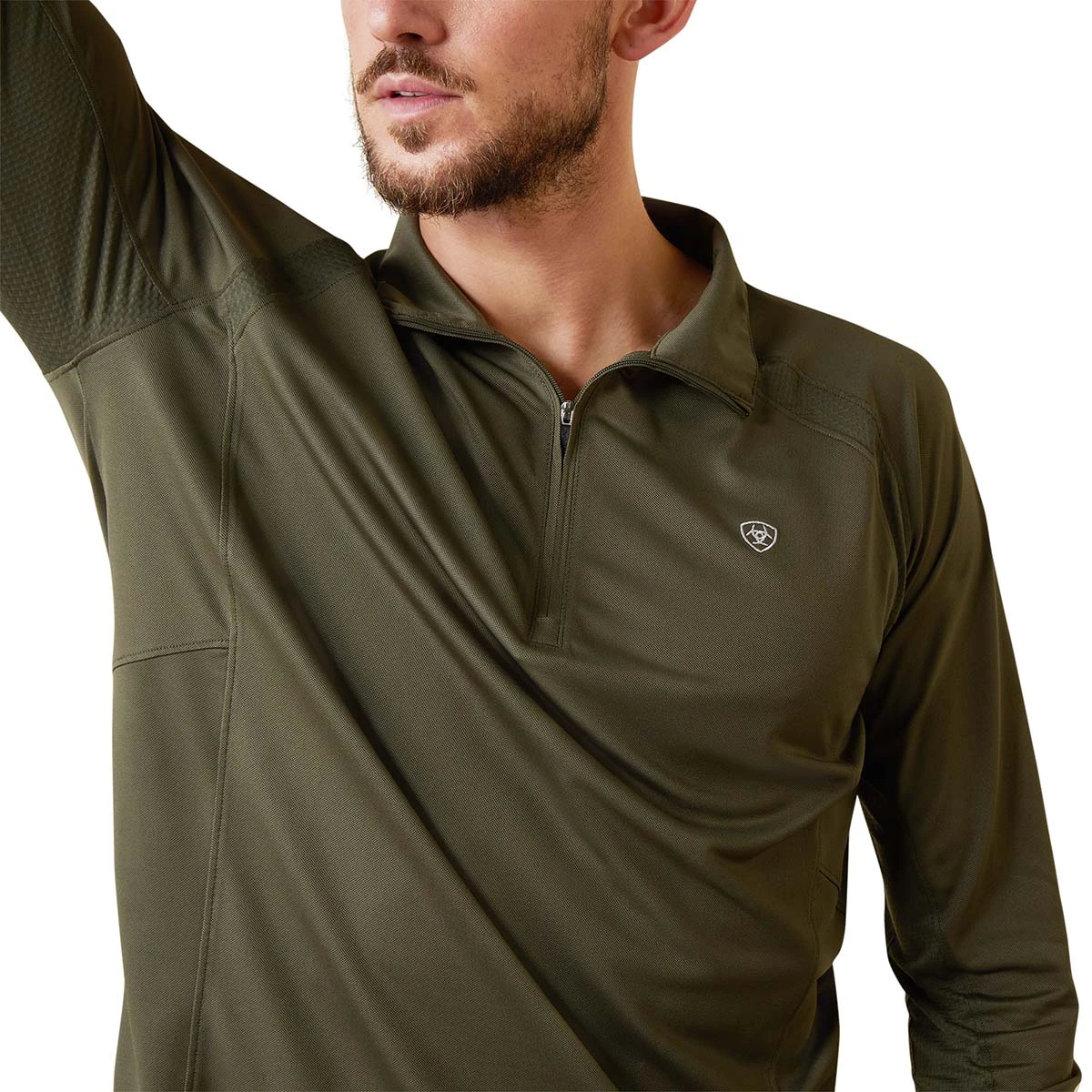 Trainingsshirt Ariat Sunstopper Men Groen - Afbeelding 4