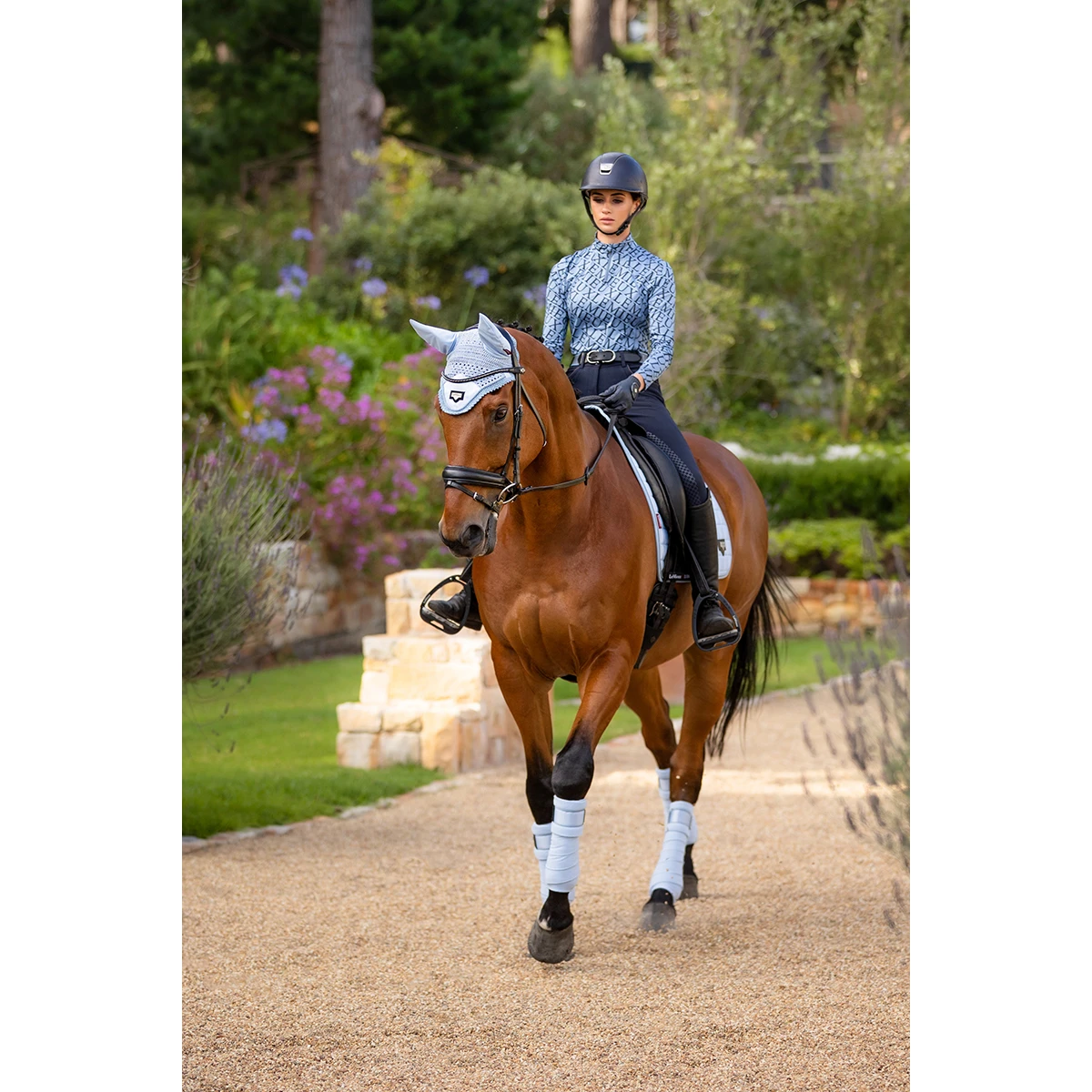 Trainingsshirt LeMieux Fleur Base Layer Denim - Afbeelding 7