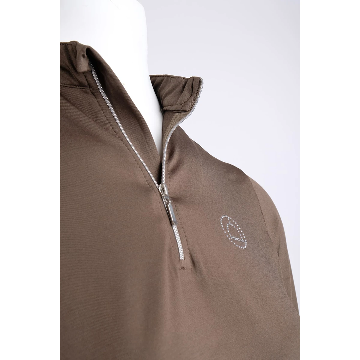 Trainingsshirt Montar Everly Crystal Bruin - Afbeelding 3