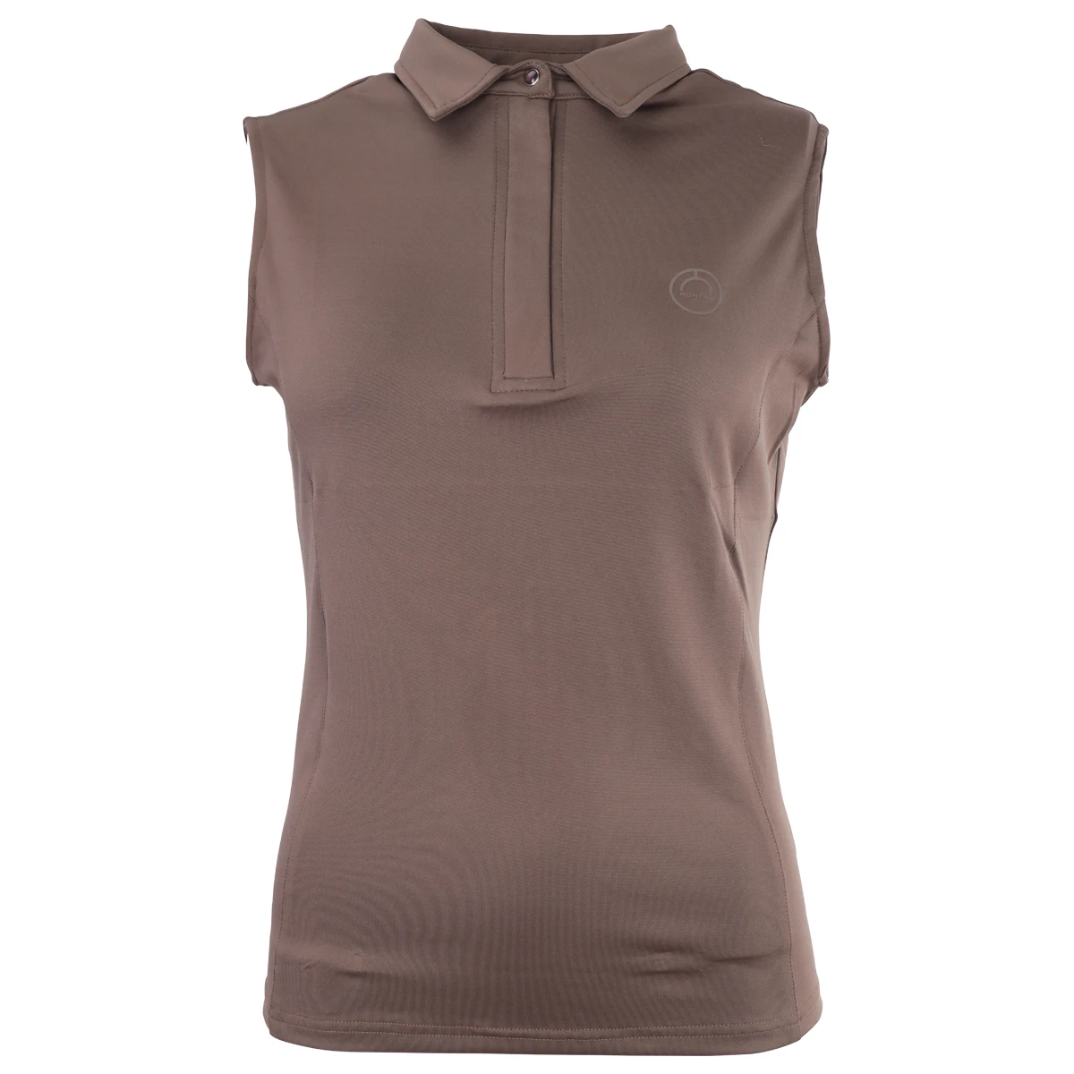 Trainingsshirt Montar Fiona Mon-Tech Mouwloos Lichtbruin