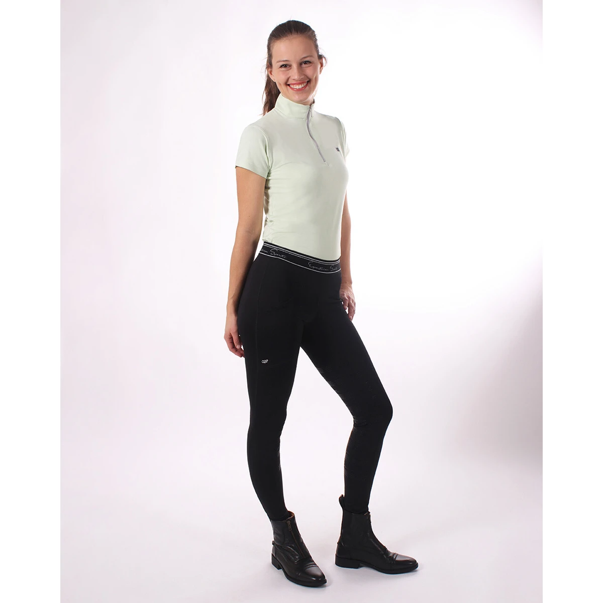 Trainingsshirt QHP Tie Dye Lichtgroen - Afbeelding 6