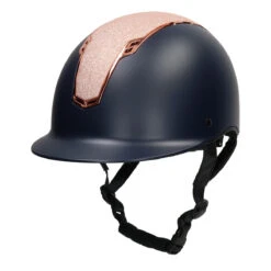 Veiligheidshelm Imperial Riding IRHolania Donkerblauw-goud