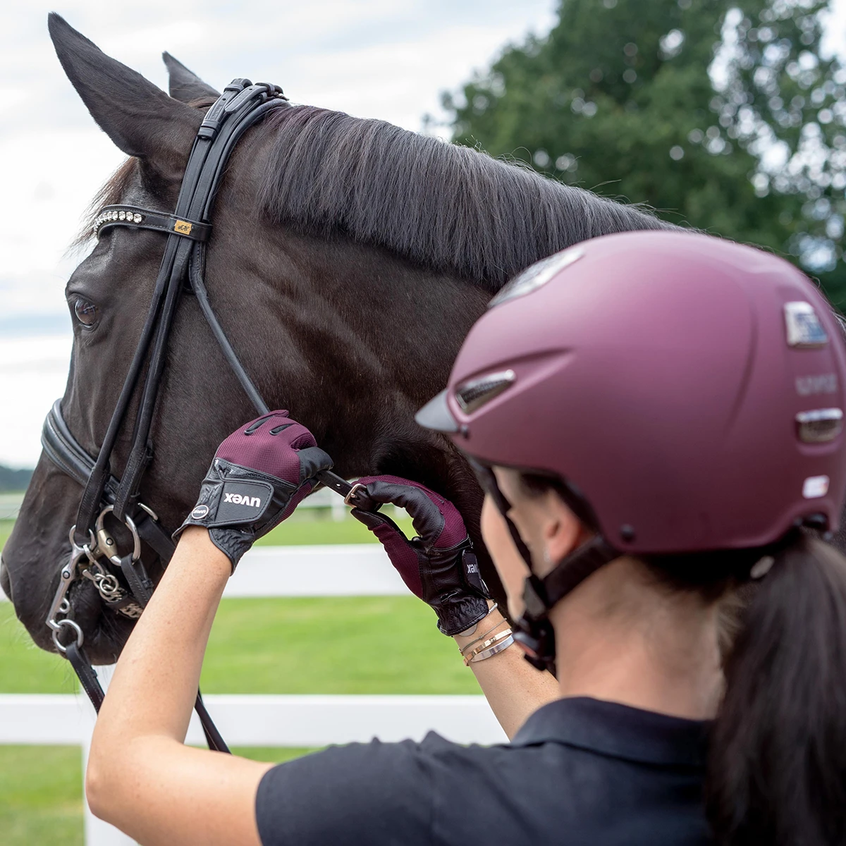 Veiligheidshelm Uvex Perfexxion II Grace Donkerrood - Afbeelding 7