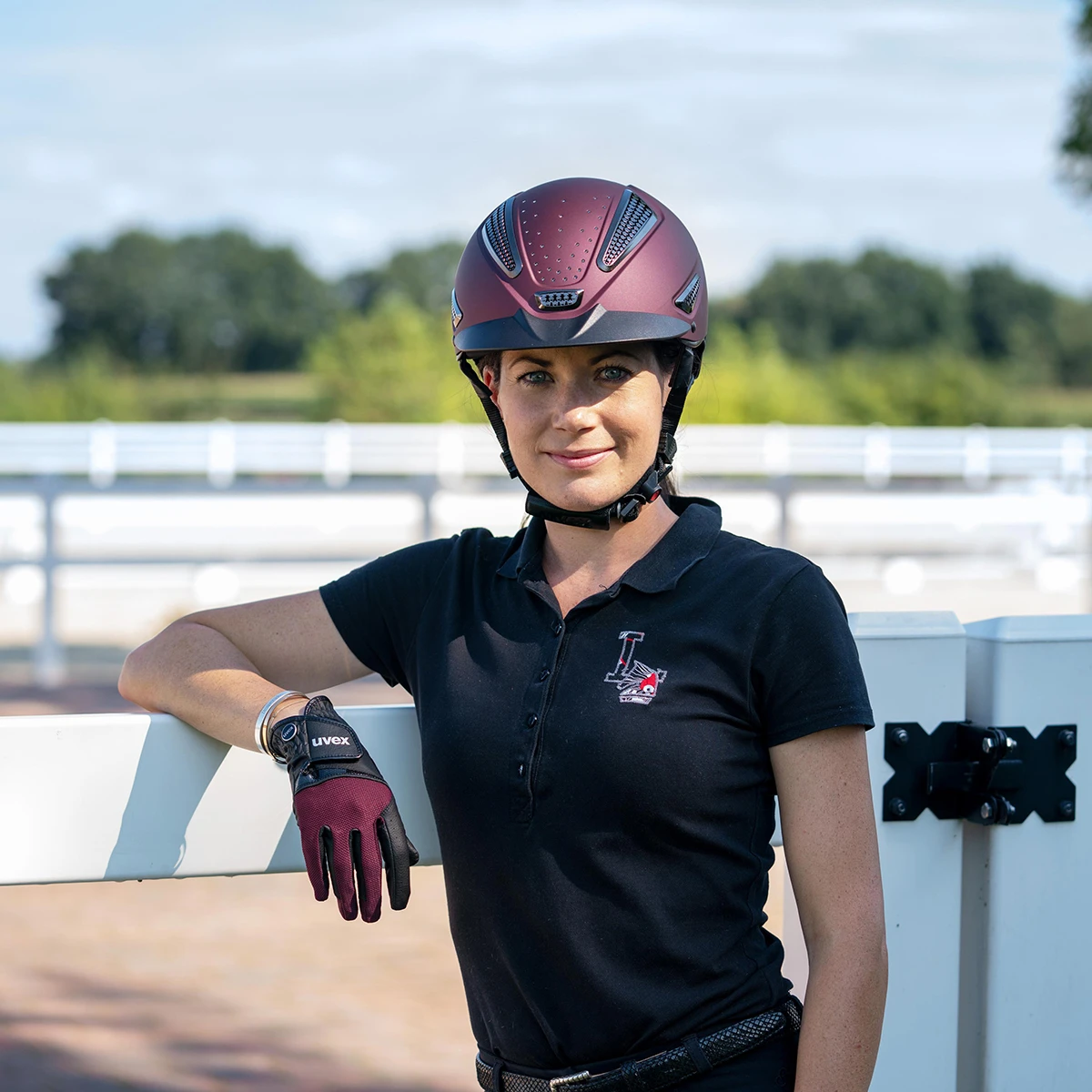 Veiligheidshelm Uvex Perfexxion II Grace Donkerrood - Afbeelding 8