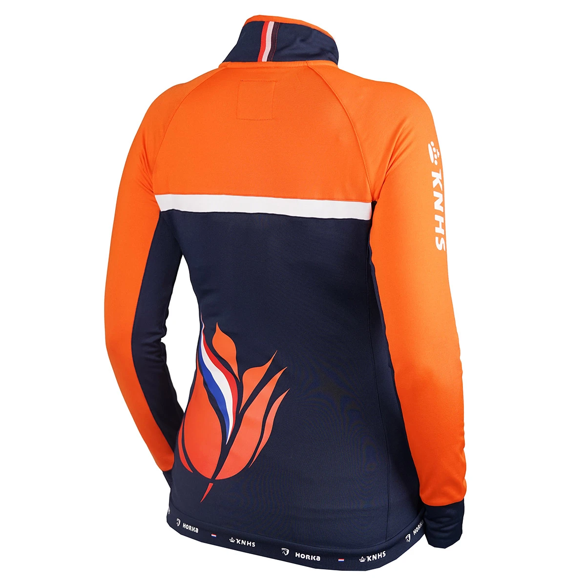Vest KNHS Donkerblauw-oranje - Afbeelding 2